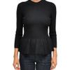 Tory Burch Woolen Madeline Pull in Black - Lyst