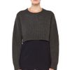 Acne Hurst Knit Sweater in Grey Melange in Gray (grey melange) - Lyst