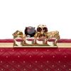 Alexander Mcqueen Knuckle Box Long Clutch in Cherry in Red (cherry) - Lyst