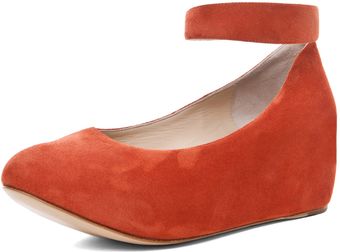 Chloé Runway Wedge in Orange - Lyst