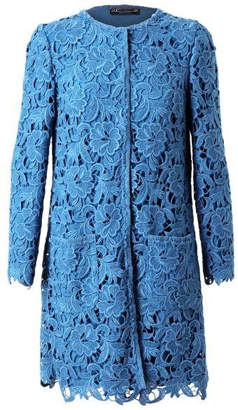 Dolce & Gabbana Macramé Lace Coat - Lyst