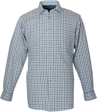 Double Two Long Sleeve Cotton Check Formal Shirt - Lyst
