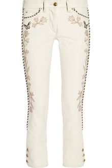 Isabel Marant Manet Embroidered Stretchdenim Jeans - Lyst