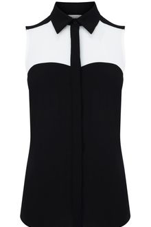 Karen Millen Soft Fabric Block Shirt - Lyst
