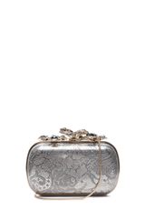 Nina Ricci Etched Clutch in Gold