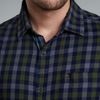 Original Penguin Long Sleeve Flannel Check Shirt in Blue for Men (green) - Lyst