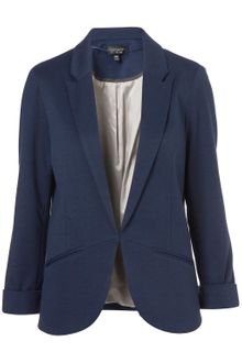 Topshop Ponte Boyfriend Blazer - Lyst