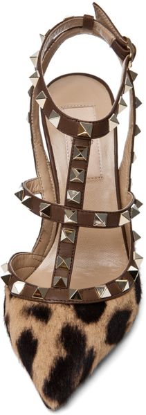 leopard sling back