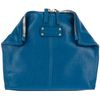 Alexander Mcqueen Folded Clutch Bag in Blue - Lyst