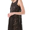 Free People Miles Of Lace Tank Dress in Black - Lyst
