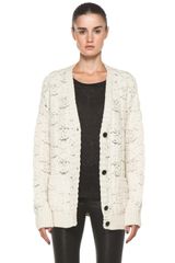 Iro Nayeli Cardigan Sweater in Ecru