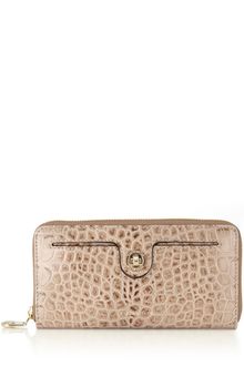 Karen Millen Croc Collection Purse - Lyst