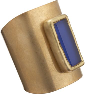 Marni Gold Cuff with Rectangular Stone - Lyst