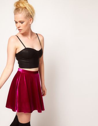 Mink Pink Christie Pu Bustier - Lyst