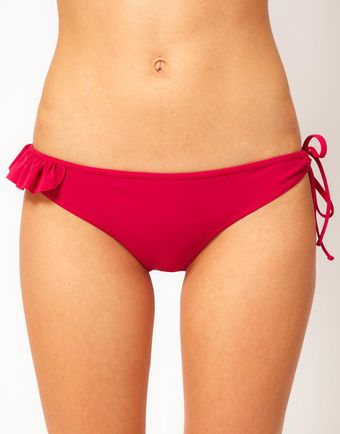 Mouille' Naomi Side Frill Bikini Bottom - Lyst