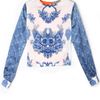 Preen Kala China Print Silk Top in Orange - Lyst