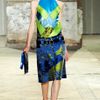 Proenza Schouler Ss Ocean Scene Print Sleeveless Diamond Halter Top in Blue (ocean scene print) - Lyst