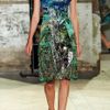 Proenza Schouler Tree Scene Print Short Sleeve Flare Dress in Blue (tree scene print) - Lyst