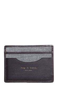 Rag & Bone Cottonleather Credit Card Holder - Lyst