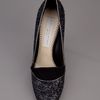 Stella Mccartney Glitter High Heels in Black - Lyst