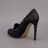 Stella Mccartney Glitter High Heels in Black - Lyst