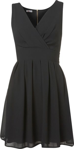 Topshop Cross Bust Dress By Wal G in Black - Lyst