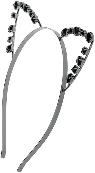 Topshop Rhinestone Cat Ears - Lyst