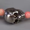 Alexander Mcqueen Double Skull Bracelet in White (pearl) - Lyst