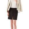Alexander Wang Exposed Seam Tank Dress in White (black) - Lyst