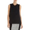 Alexander Wang Sheer Back Tank in Black - Lyst