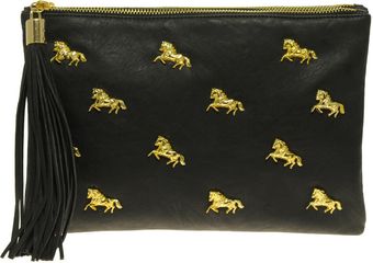 Asos Multi Zip Horse Clutch - Lyst