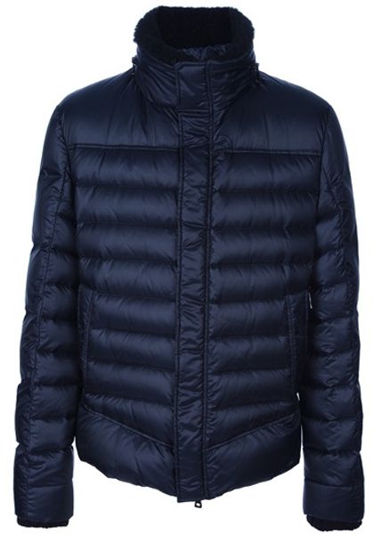 Balmain Padded Jacket in Blue for Men (navy) - Lyst