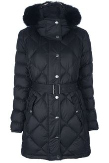 Burberry Brit Belt Padded Jacket - Lyst