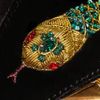 Christian Louboutin Artemis Medusa Suede Shoulder Bag in Black - Lyst