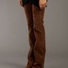 Current/elliott The Cowboy Cord Jean in Brown - Lyst