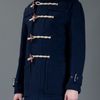 Gloverall Hooded Duffle Coat in Blue for Men - Lyst
