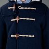 Gloverall Hooded Duffle Coat in Blue for Men - Lyst