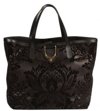 Gucci Soft Stirrup Suede Shopping Bag - Lyst