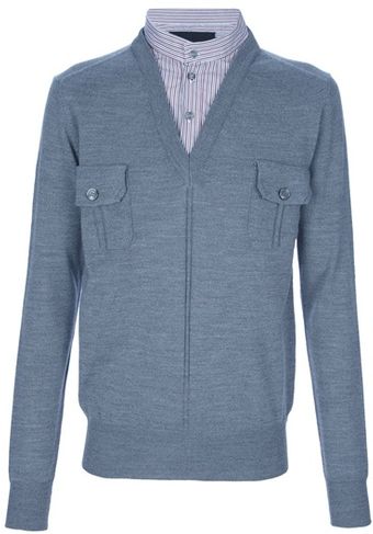 Karl Lagerfeld V-Neck Sweater - Lyst