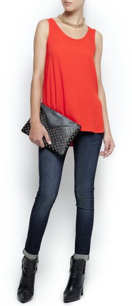 mango black clutch