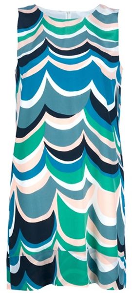 Missoni Wavey Stripe Shift Dress in Multicolor (multicolour) - Lyst