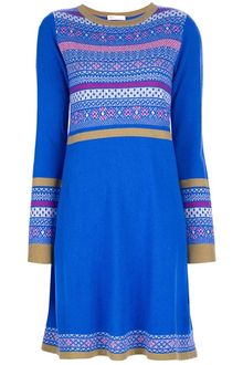 Mw Matthew Williamson Intarsia Dress - Lyst