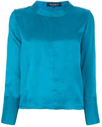 Paper London Marquee Silk Top - Lyst