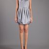 Alexander Mcqueen Sleeveless Dress in Gray (grey) - Lyst