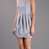 Alexander Mcqueen Sleeveless Dress in Gray (grey) - Lyst