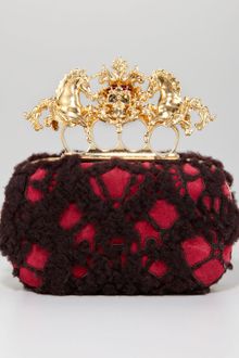 Alexander McQueen Unicorn Skull Knuckleduster Box Clutch - Lyst