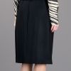 Balenciaga Tie Sash Skirt in Black - Lyst