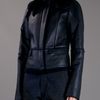 Bottega Veneta Leather Jacket in Black - Lyst
