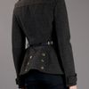 Burberry Prorsum Asymmetric Button Jacket in Gray (grey) - Lyst