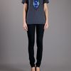 Burberry Prorsum Owl Embellished Tshirt in Gray (grey) - Lyst